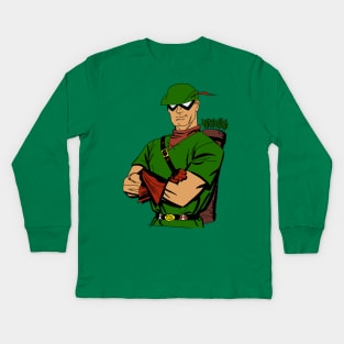 The Green Arrow Kids Long Sleeve T-Shirt